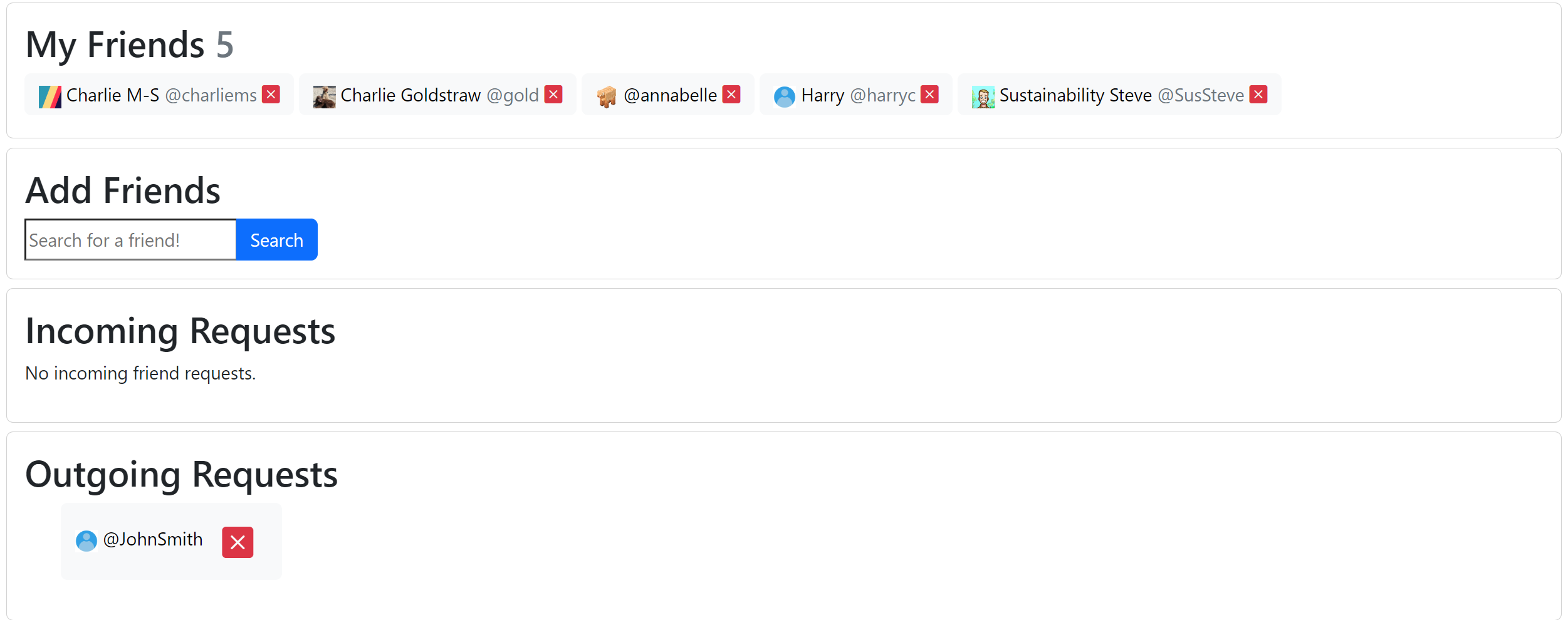 Overview Friends picture